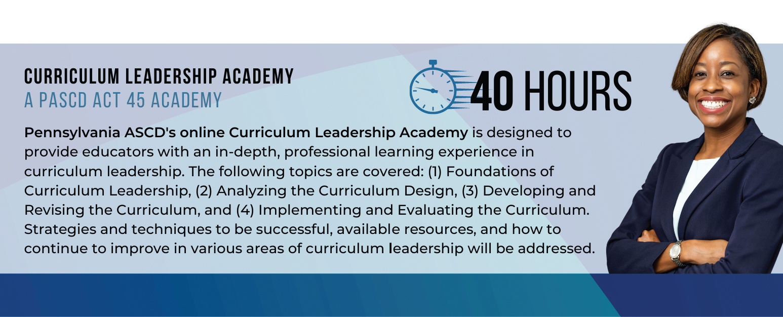 Curriculum Leadership Academy Flyer